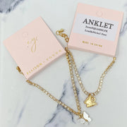Sparkle Butterfly Anklet