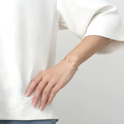 Chic Adjustable Silver & Gold Bracelet