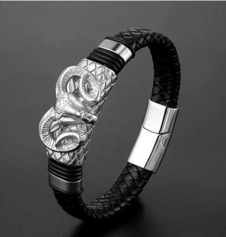 Stellar Steel Braided Men's Bracelet