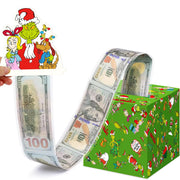 Christmas Cash Surprise Box with 30 Clear Bags