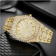 Men's  Starry Diamond Quartz Watch