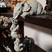 Set of 3 Elephant Figurines