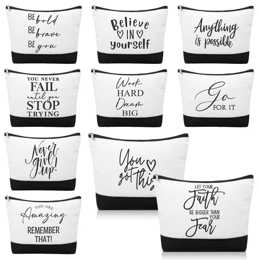 InspireCosmo 10pc Zip Pouch Set