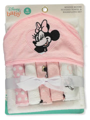 Minnie Mouse Hooded Baby Towel & Washcloth Set