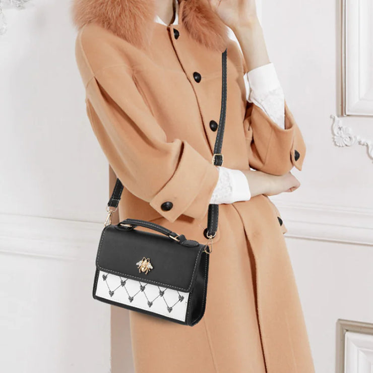 Women's Bee Messenger Shoulder Bag - Trendy Design