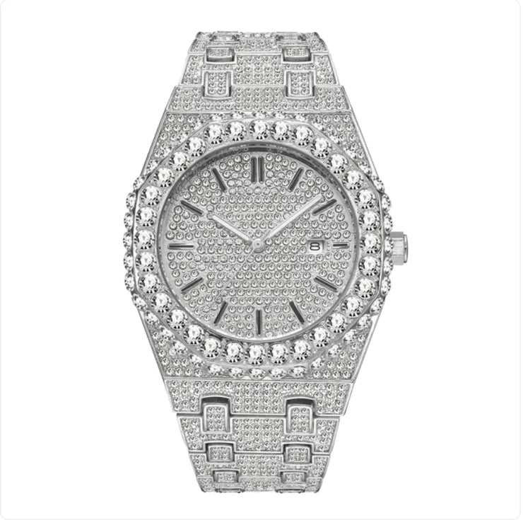 Men's  Starry Diamond Quartz Watch