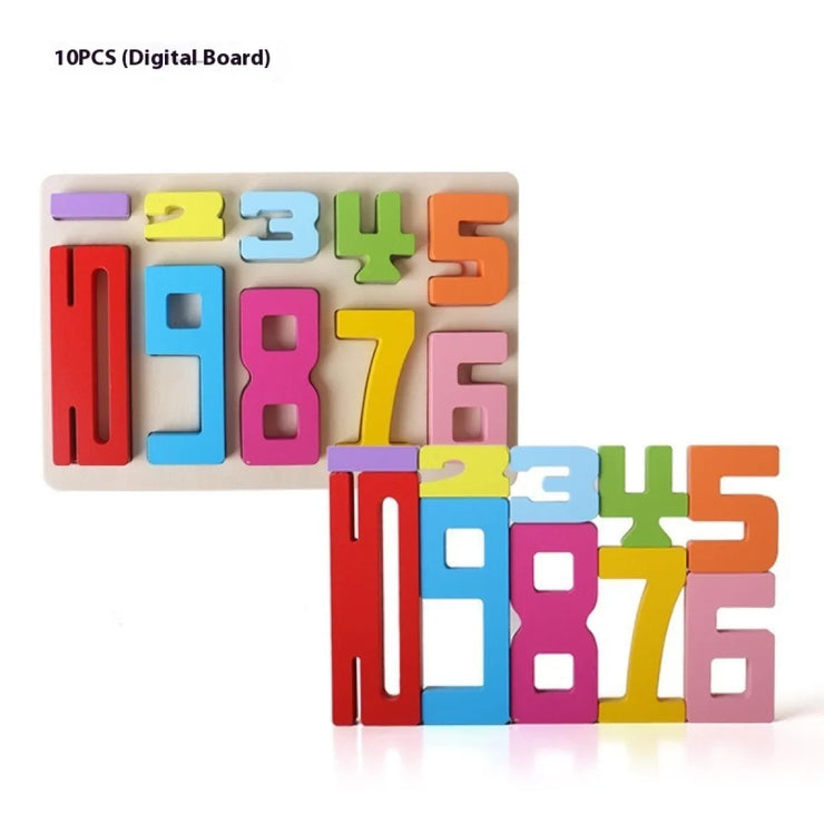 Wooden Number Blocks Set