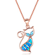 Cat Pendant Necklace