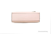Michael Kors Sheila Small Powder Blush Vegan Center Zip Satchel
