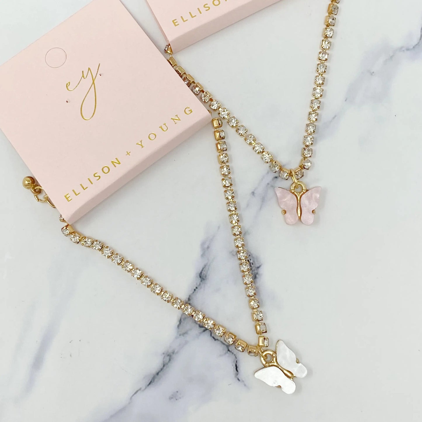 Sparkle Butterfly Anklet