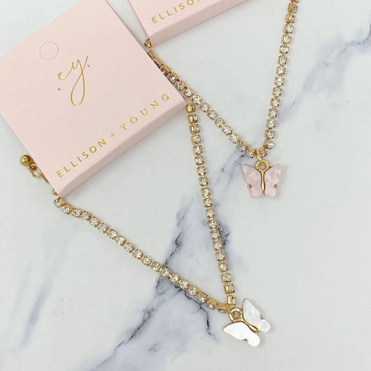 Sparkle Butterfly Anklet