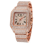 Square Diamond Quartz Watch