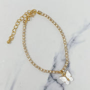 Sparkle Butterfly Anklet