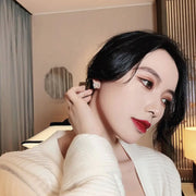 Heart Pearl Blush Earrings