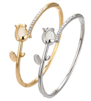 Graceful Opal Tulip Cuff