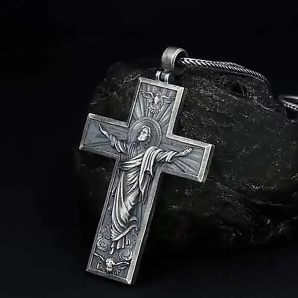 Metal Cross Necklace Pendant