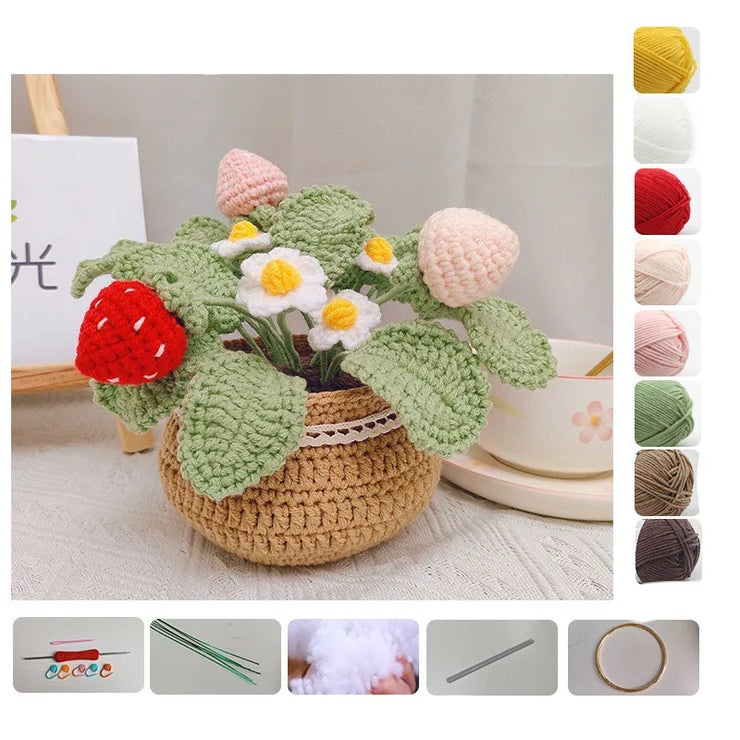 DIY Tulip & Daisy Knit Kit