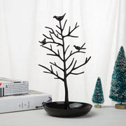 Metal Jewelry Display Stand with Bird Design