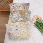 Floral Makeup Storage Bag for Travel