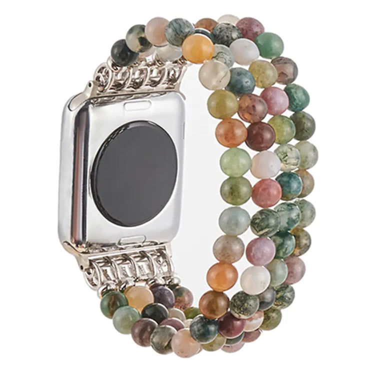 Agate Style Beaded Watch Strap for Apple Watch