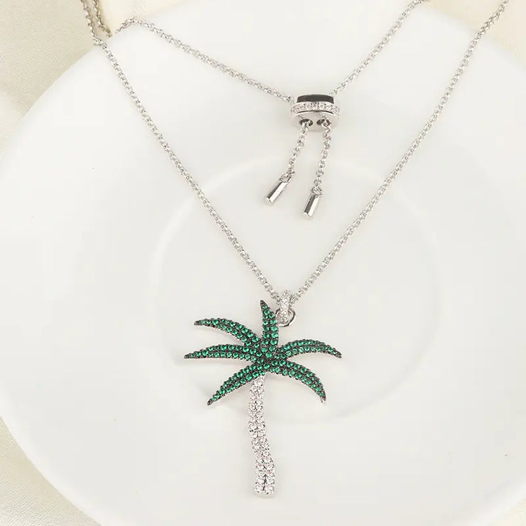 Crystal Diamond Necklace for Women - Stylish Pendant Gift