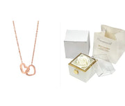 Elegant Rotating Rose Jewelry Box