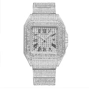 Square Diamond Quartz Watch