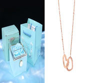 Elegant Rotating Rose Jewelry Box