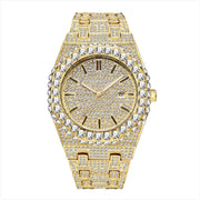 Men's  Starry Diamond Quartz Watch
