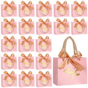 Gold Foil Mini Thank You Bags - 40 Pcs