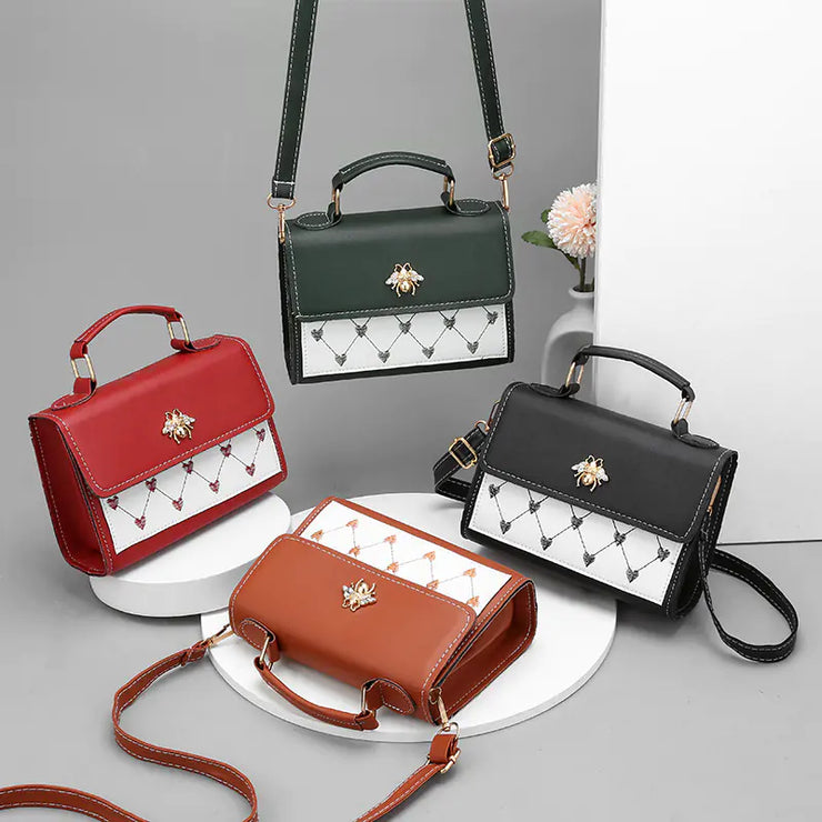 Women's Bee Messenger Shoulder Bag - Trendy Design