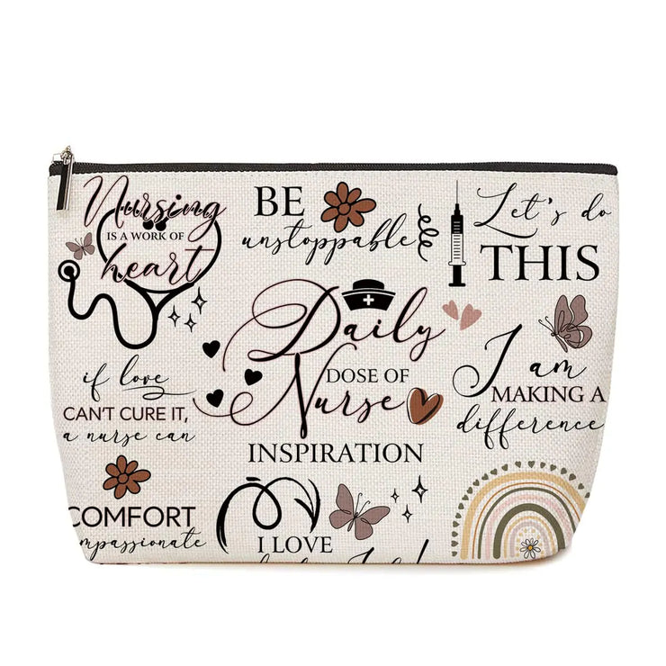 Cherished Nurse Gift Set: Essentials Makeup Bag for Special Occasions