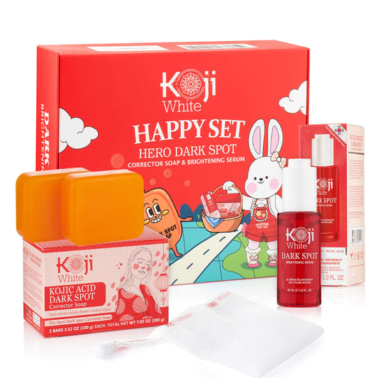 BrightGlow Skin Care Set: Kojic Acid & Niacinamide