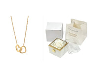 Elegant Rotating Rose Jewelry Box