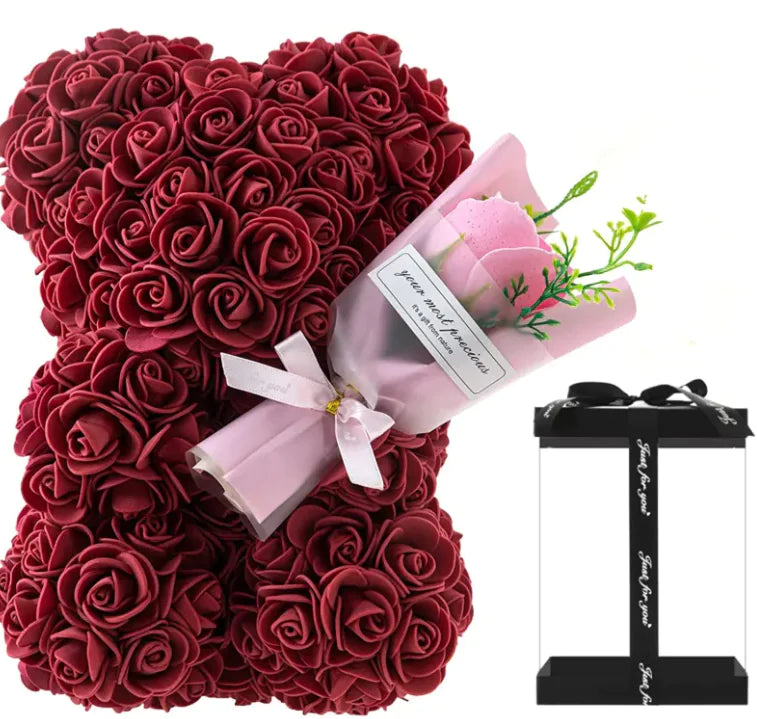 Eternal Rose Bear