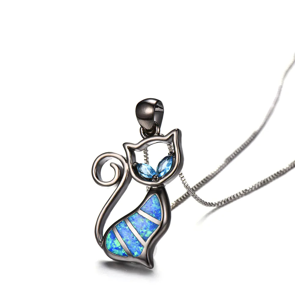 Cat Pendant Necklace