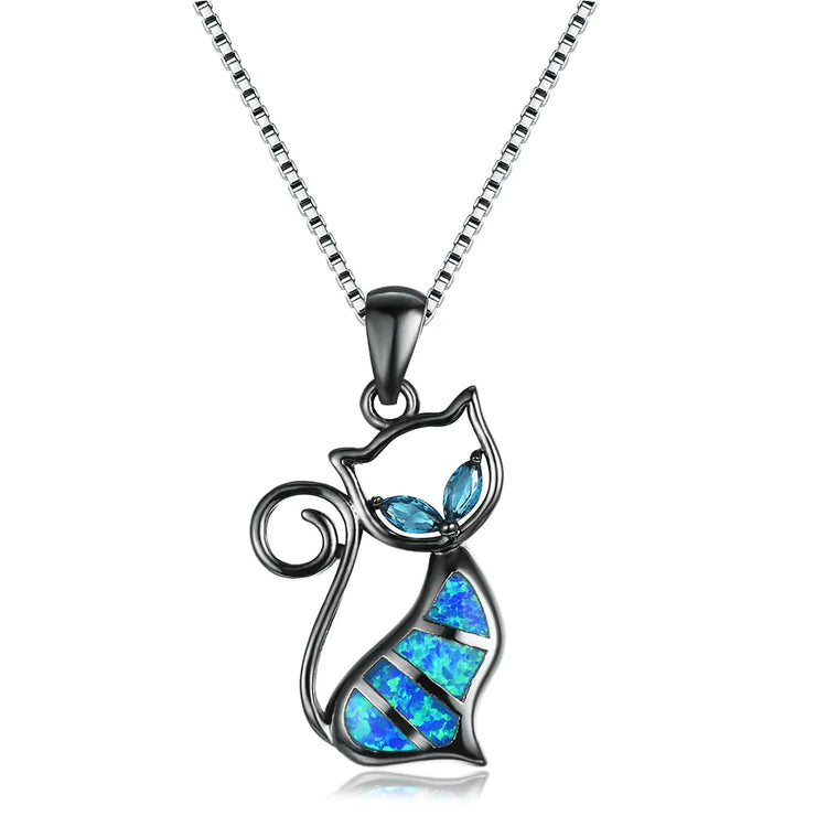 Cat Pendant Necklace