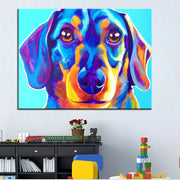 Colorful Dog Diamond Painting, 5D DIY Cross Stitch Decor