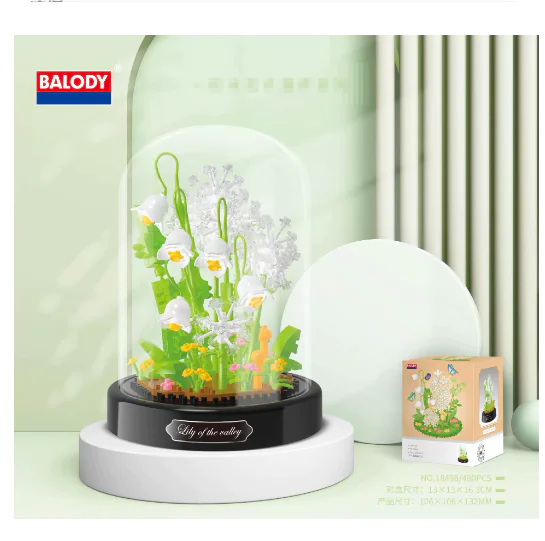 Bee Butterfly Flower Bonsai Block (Single)