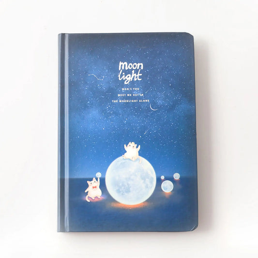 Moonlit Night Notebook with Glow-in-the-Dark