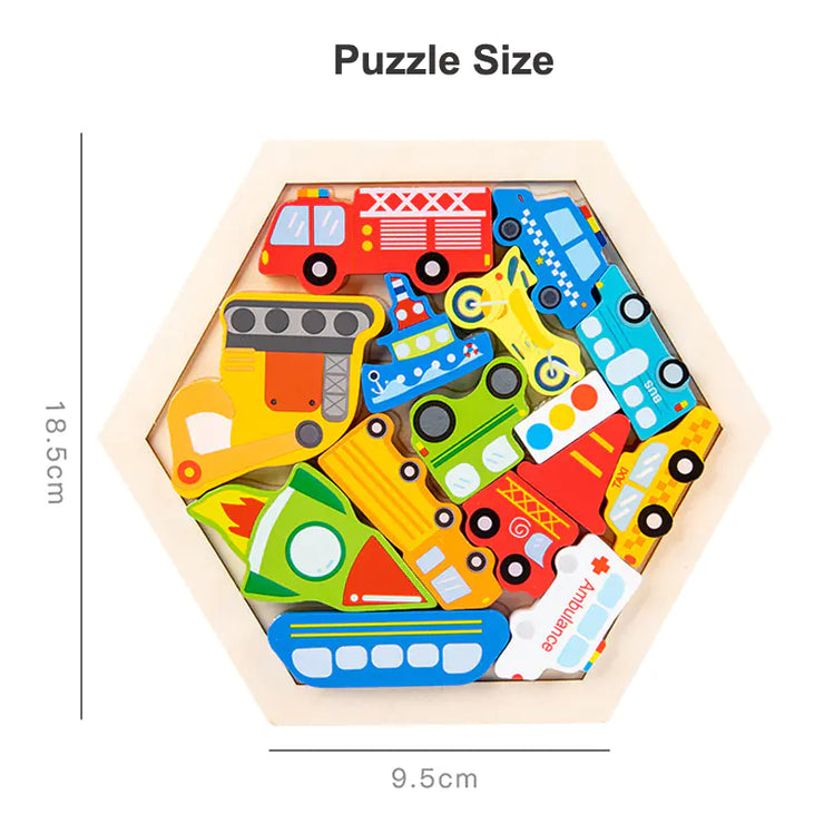 EduPlay Wooden Puzzles