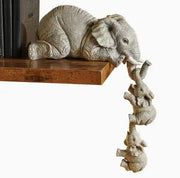 Set of 3 Elephant Figurines