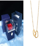 Elegant Rotating Rose Jewelry Box