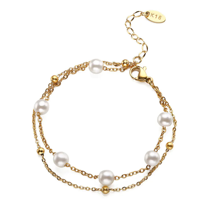 Chic Adjustable Silver & Gold Bracelet