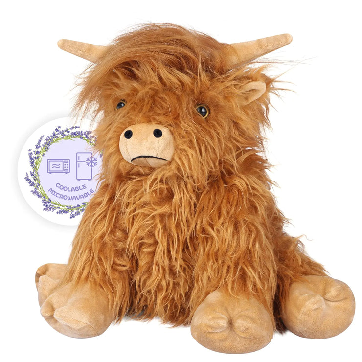 Cozy Highland Cow Microwavable Plush